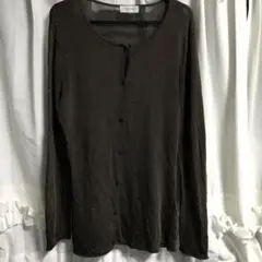FIANUE ブラウン 長袖カーディガン