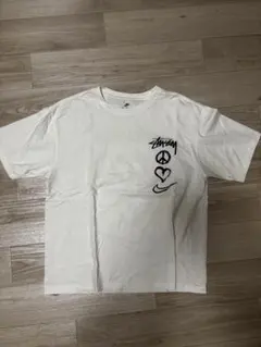 NIKE x Stussy コラボ Tシャツ ホワイト Lサイズ