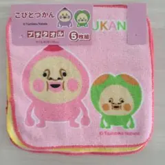 こびとづかん　プチタオル　5枚組　約16×16cm　新品未使用タグ付き