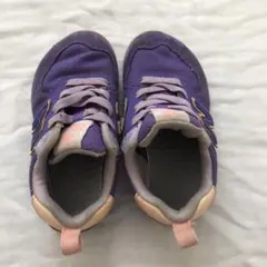 ニューバランス スニーカー 574 キッズ　ベビー　パープル　15.5センチ