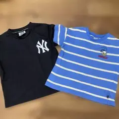 NY Yankees & ドナルドダック Tシャツセット