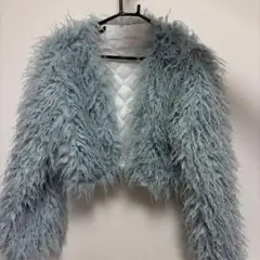 Treat Ürself Muse fur flare coat（black） - メルカリ