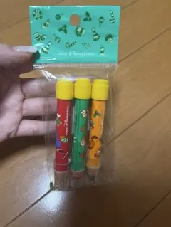 ディズニーランド プーさん巻き消しゴムクリスマス