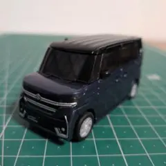 h*e様 非売品ミニカー スズキ スペーシア カスタム インディゴブルート✕ブラのサムネイル