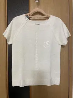 ˚✧₊⁎CHANEL シャネルサマーニット　38⁎⁺˳✧༚ CHANEL - 未使用 CHANEL サマーニットの通販 by uiae's shop