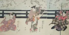 歌舞伎三月狂言 木版画} 希少骨董品‼️ - メルカリ