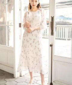 花柄ワンピース ロングワンピース