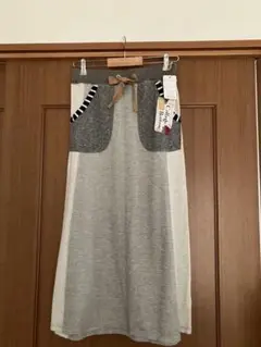 Collage Bottom ポケット付きロングスカート