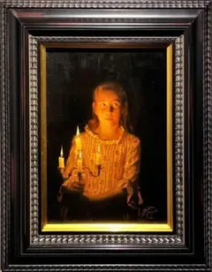 真作保証！ 古吉弘 10号 愛のCUPID 油絵 Christie′s 5号が1000万円 豪華細密リアリズム最高傑作 53×20.7cm 古吉弘 の 油絵 の買取・査定相場と最新の買取価格を公開