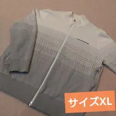 ★JUN & ROPÉ★美品♪ジップアップニット セーター　ジャケット　XL