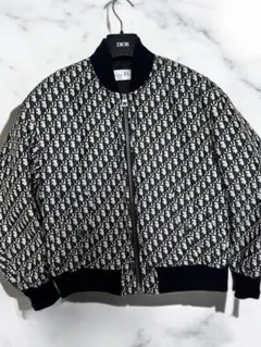 Dior ディオール トロッター ジャケット オブリーク ブルゾン ホワイト 黒 DIOR | ジャケット ディオール オブリーク ジャカード