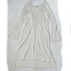 UNIQLO マメグロゴウチ　リブニット　ロングカーディガン　Ｌサイズ