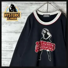 3534MU【人気モデル】ヒステリックグラマー☆ヒスガール リンガー長袖Ｔシャツ
