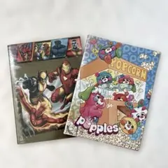 ノート 2冊セット ポップルズ マーベル A5 カバー付き 海外 Popples