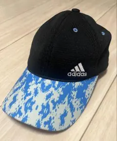 adidas アディダス メッシュキャップ ブラック×ブルー系