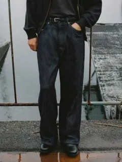 美品SimpleProject Belted Brown Kendo Jeans - メルカリ