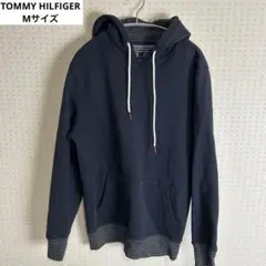 トミーヒルフィガー プルオーバー パーカー ネイビー M ボーダー