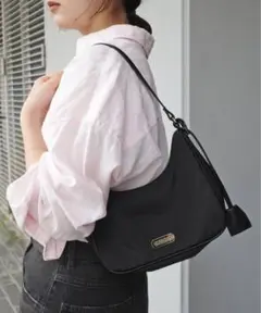 OUTDOOR×SLOBE ブラック ショルダーバッグ