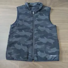 BEBE キッズ リバーシブル フリース ベスト 130cm