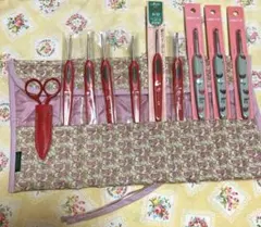 クロバー　ペンE あみぐるみ協会　アトリエＫ　かぎ針セット ホビーラケース付き