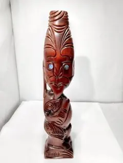 アフリカンアート風 木製彫刻 約30cm - メルカリ