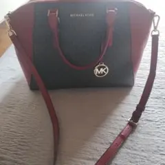 MICHAEL KORS トートバッグ ダークグレー/レット