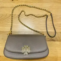 極美品 トリーバーチ ショルダーバッグ 2way グレージュ レザー チェーンのサムネイル