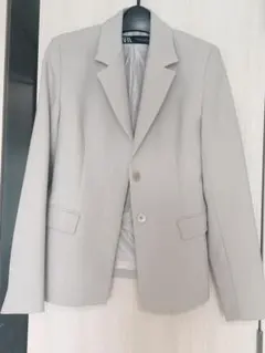 ZARA ライトブルー テーラードジャケット L - メルカリ
