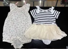 nicorito petitmain ロンパース 70-80 2枚セット