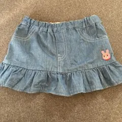 ミキハウス　スカート　うさぎ　フリル