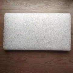 BRAIN SLEEP 枕 ホワイト LOWサイズ 収納バッグ付き