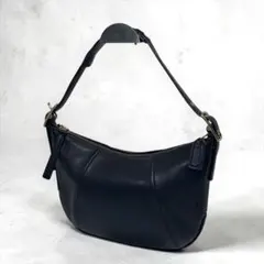 COACH オールドコーチ アクセサリーポーチ USA ワンショルダーバッグ 黒
