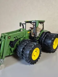 bruderブルーダートラクター❢美品❢ JD 7R 350フロントローダー＆Tippingトレーラー | ブルーダー