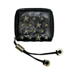 JIMMY CHOO ジミーチュウ スタースタッズ コインケース ブラックのサムネイル