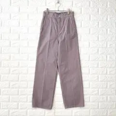 マカフィー/34/スモークピンク/セミワイドパンツ/センタープレス/デニムライクのサムネイル