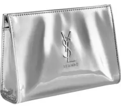 YSL非売品ノベルティー シルバーポーチ・小物入れ