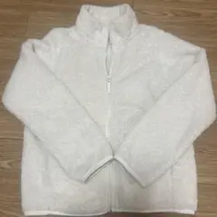 フリースジャケット 140 ㎝　ホワイト