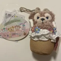 ダッフィーたちのかくれんぼ　シェリーメイ　ディズニーシー　バスケット　ぬいぐるみ