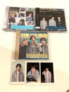 timelesz because 3形態+佐藤トレカ2点+同時予約購入特典トレカ
