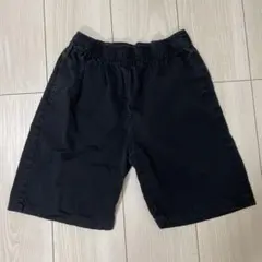 黒　ブラック ハーフパンツ 150