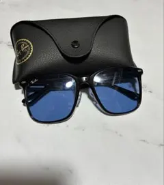 Ray-Ban 偏光ブルーサングラス ケース付き