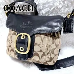 COACH シグネイチャー ソーホー ワンショルダーバッグ黒 y2k - メルカリ