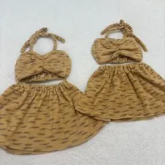 スリーコインズ　鬼　コスチューム　2024年　女の子　セットアップ