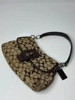 COACH コーチ シグネチャー ソーホーワンショルダー 茶