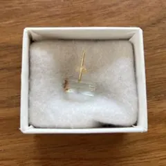 アクアマリン ピアス(片耳用) 18k うつしき yasukide ono