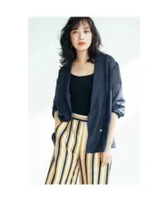 IEDIT[イディット] 軽やかシアーシャツジャケット　完売品のサムネイル