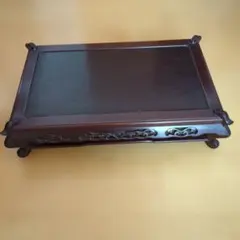 Otsuka 木製花台、香炉台、飾り台(総ムク花梨)尺八幅 高級品 大型