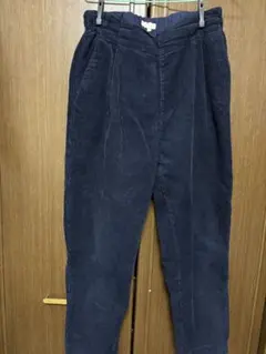 earth music&ecology コーデュロイパンツ M ネイビー