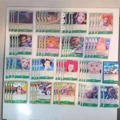 ワノ国デッキ　パーツ　緑デッキ　まとめ売り　ワンピースカード