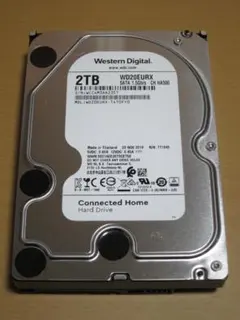 回数9268回・時間26092時間 WD WD20EURX 2TB